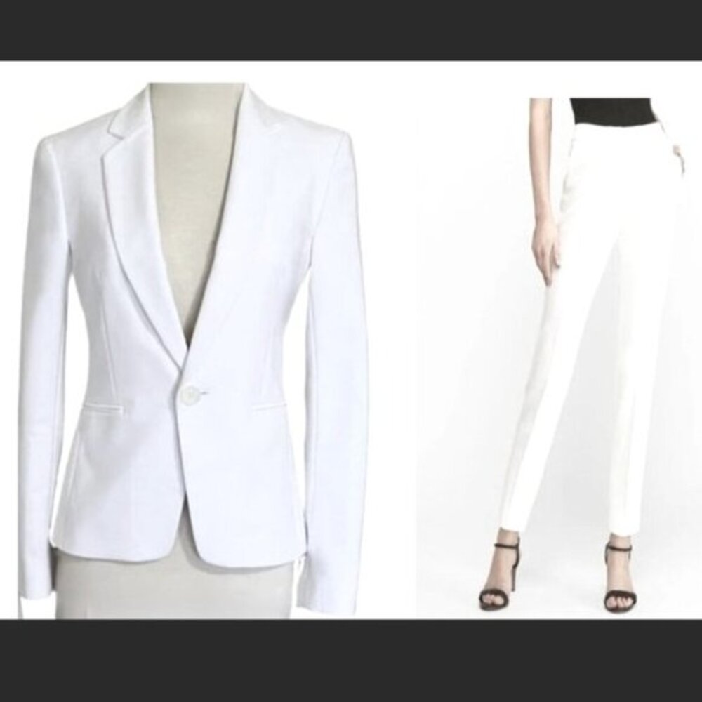 NWT/NWOT Express Suit - One-Notch Lapel Blazer and Seamed Ankle Pant Size 4